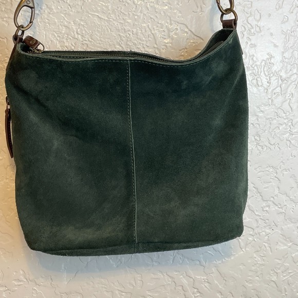 Fat Face Bags Fat Face United Kingdom Super Soft Dark Green Suede